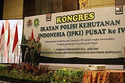 Pembukaan Kongres IPKI Pusat IV Tgl 18 s/d 20 September 2023 di Hotel Novotel Balikpapan Oleh DIr PPLHK, Ditjen Gakkum